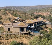 Biyela Lodge has beautiful views of the Wilderness and game park.