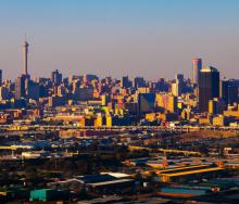 The city of Johannesburg.